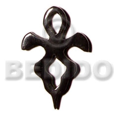 Celtic horn cross 40mm Horn Pendant Bone Pendants