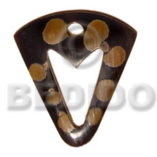 hand made Horn design 40mm Horn Pendants