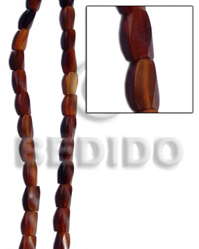 Golden horn amber twist 18mmx8mm Horn Twisted Beads