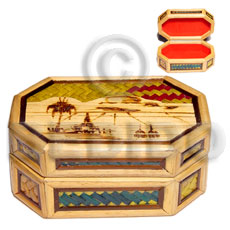 Bamboo Pandan Jewelry Box