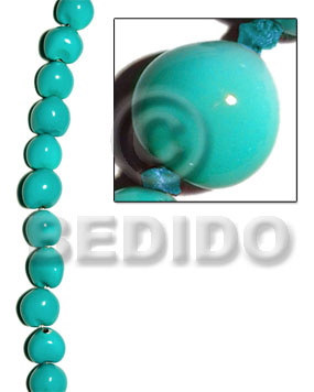 Kukui seed aqua blue