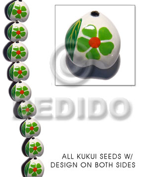 Kukui seed white Kukui Lumbang Nuts Beads