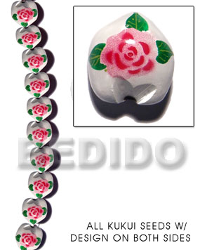 Kukui seed white Kukui Lumbang Nuts Beads