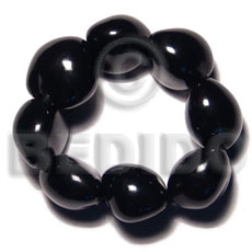 Elastic 9 Pcs. Black Kukui