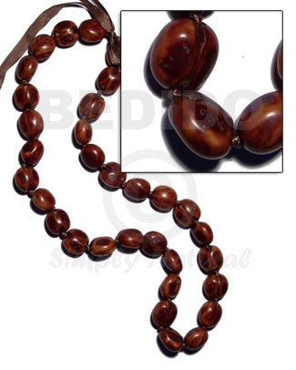 hand made Rubber seeds lei - 32 Leis