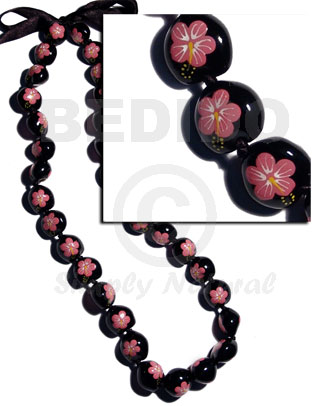 Lei black kukui seeds Leis