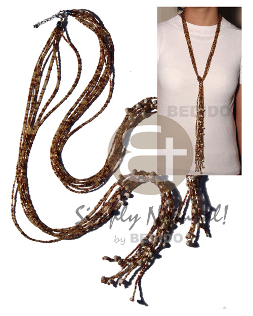 Scarf Necklace - 7 Rows