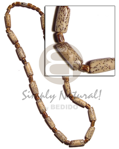 hand made Tiger buri tube sig-ed Mens Necklace