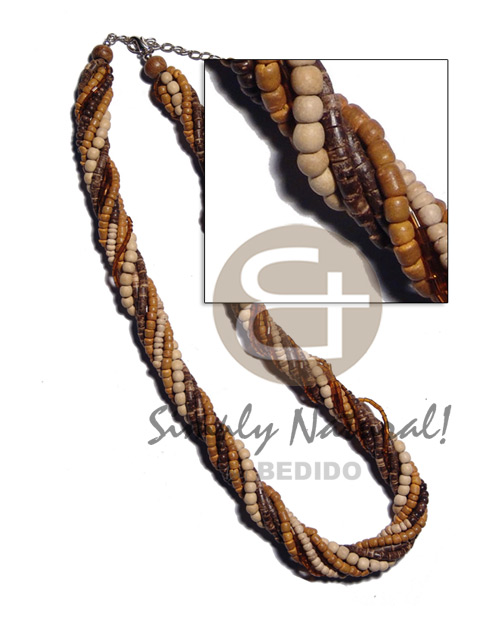 10 Rows - 2-3mm Brown