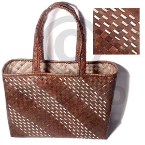 Brown banig beach bag Native Bags