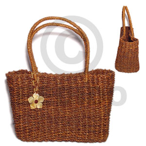 hand made Pandan rope bag medium 9 Native Bags