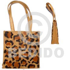 hand made Ginit leopard small 9x3 1 2x9 Native Bags