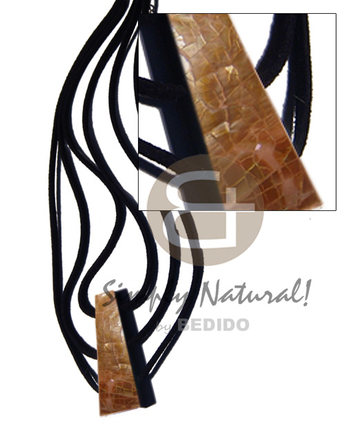 50mmx18mm Triangular Laminated Cracking Brownlip
