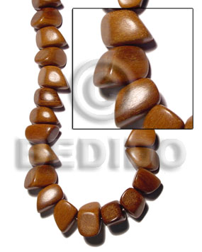 Nuggets Wood Beads