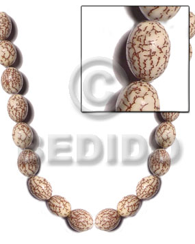 hand made Oval salwag tiger Oval Seed Beads