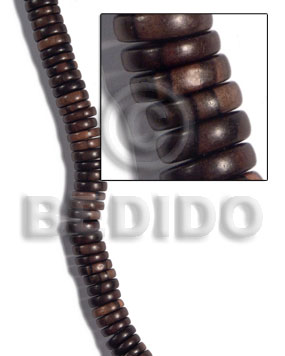 hand made 5mmx17mm camagong tiger ebony hardwood Pokalet Wood Beads