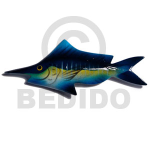 Fish Handpainted Wood Refrigerator Magnet