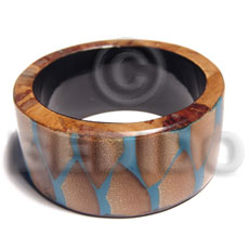 Laminated wooden bangle Resin Bangles