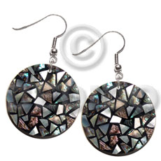 Dangling flat 35mm black round
