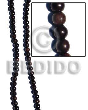 hand made Tiger camagong round beads 6mm Round Wood Beads
