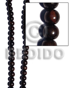 hand made Camagong tiger wood beads 12mm Round Wood Beads