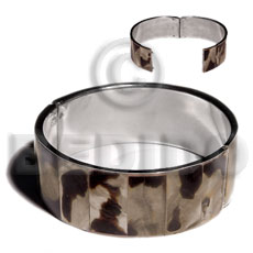 hand made Laminated inlaid brownlip tiger Shell Bangles