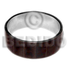 Laminated blacktab in 1 inch Shell Bangles