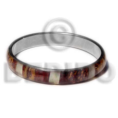 Laminated inlaid banana bark Shell Bangles