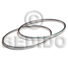 Laminated hammershell green in 3mm Shell Bangles