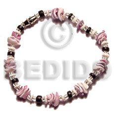 hand made Cebu beauty white clam Shell Bracelets