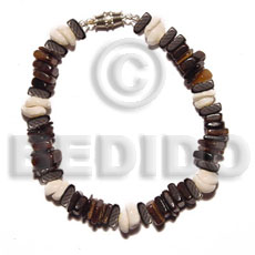 Blacktab puka shell combination Shell Bracelets