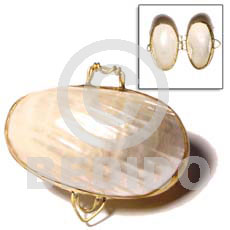 silver mouth coin purse - Shell Coin Purse