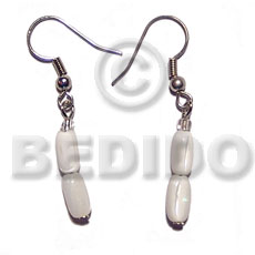 Dangling troca capsule Shell Earrings