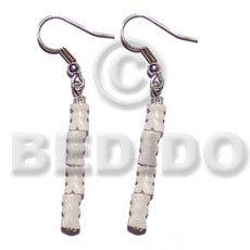 Dangling troca baluster Shell Earrings