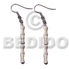 Dangling troca bone Shell Earrings