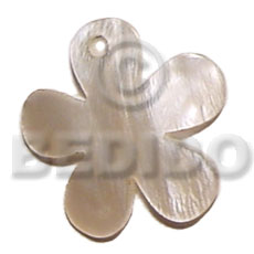 35mm hammershell flower Shell Pendant