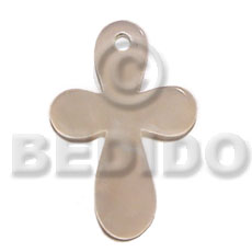 40mmx30mm cross hammershell Shell Pendant