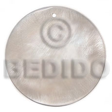 Hammershell round 40mm Shell Pendant