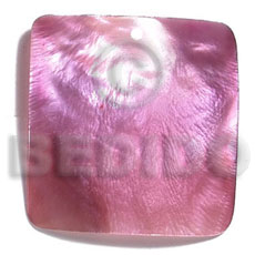 35mm square hammershell pendant Shell Pendant