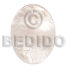 40mmx30mm hammershell oval - Shell Pendant