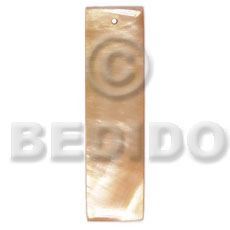 40mmx12mm mop bar Shell Pendant