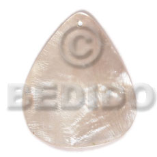 hand made 40mmx34mm hammershell rounded teardrop Shell Pendant