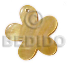 Mop flower 25 mm Shell Pendants