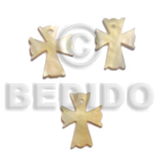 hand made Mop cross 20mmx15mm Shell Pendants