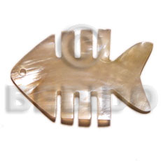 Hammershell fishbone 35mmx25mm Shell Pendants