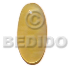 MOP oval 25mmx18mm - Shell Pendants