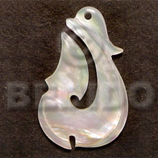 Hook mop 40mm Shell Pendants