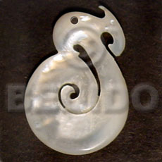 hand made Mop 30mm Shell Pendants