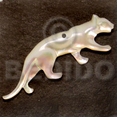 Jaguar mop 40mm Shell Pendants