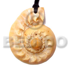 Cone melo shell Shell Pendants